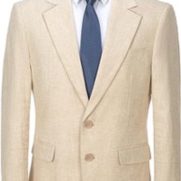 Black Linen Suit 42 Regular Pants 34 x 32 - Picture 4 of 7